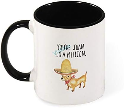 кафеена Чаша с 11 грама You ' re Juan In A Million Забавна Чаша За чай И Кафе, два цвята Чаши Подарък За Рожден