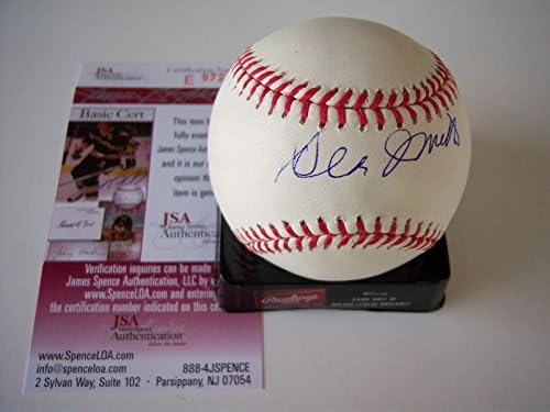 Дийн Смит Тархилс, hof Jsa / coa серии с автограф - Бейзболни топки колеж с автограф