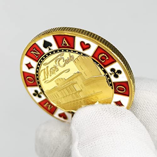 Монако Чипове за Покер Монети Изискани Щастлива Монета 32 мм Монте Карло Иконата Повикване Колекция от Монети