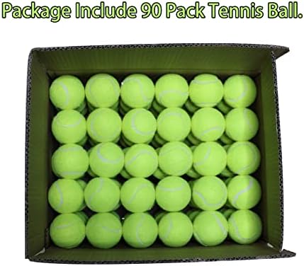 Тенис Топки ZHUOKECE, 90 Опаковки Тренировъчни Тенис Топки, Спортни Топки за Домашни Кучета, които Играят на