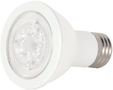 Satco S9081 7 W (50 W) 430 Лумена PAR20 LED Студено Бяло 4000K 25-Лъчева Подобна Крушка с регулируема яркост