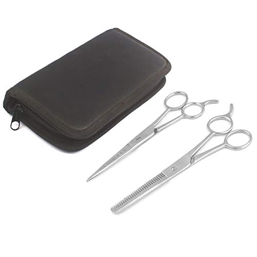 G. S Професионални Фризьорски Ножици За Подстригване на Коса 6 инча И Набор от Ножици За Текстуриране/Филировки