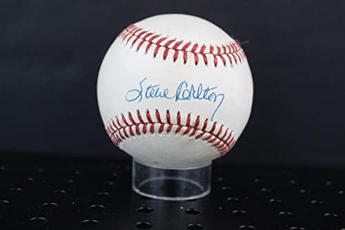 Стив Карлтън Подписа Бейзболен автограф Auto PSA/DNA AL77982 - Бейзболни топки с Автографи