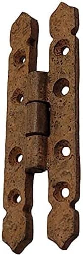 Профили Adonai Allon Антични панти за шкафове от чугун H (опаковка от 4 x 20, Rust Living) за луксозни врати