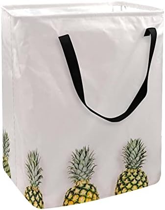 Симпатична кошница за дрехи с лимон, 60-литров отделно стоящи кошница за дрехи с дълги дръжки за съхранение