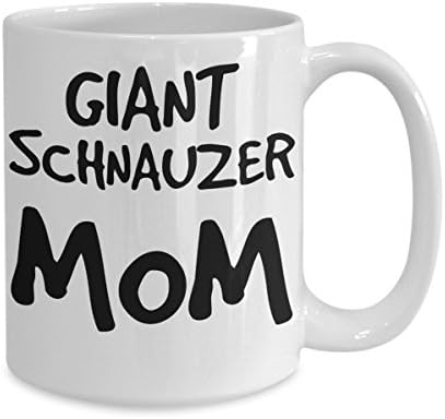 Чаша За майките Гигантски шнауцера - Бяла Керамична Чаша За чай и кафе на 11 грама - идеален За пътуване И подаръци