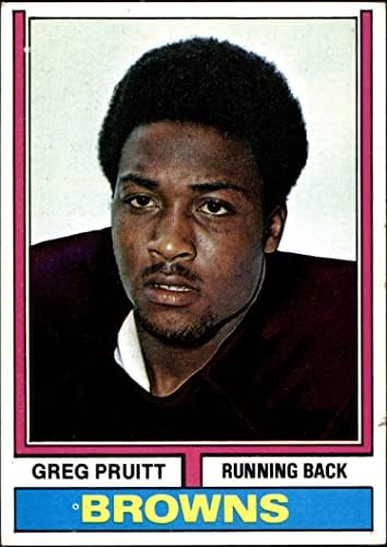 1974 Topps 110 ONE Грег Пруитт Cleveland Browns-FB (Футболна карта) - Една звездичка, преди копирайтом на