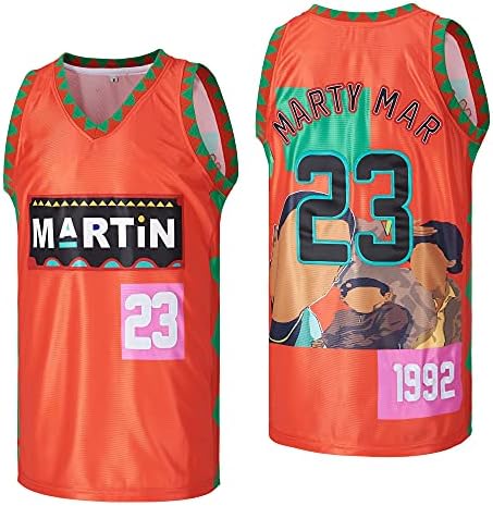 Зашити баскетболно майк ACAIL Men ' s Milica Mar 23 Martin 1992 от телевизионното шоу Баскетболно майк