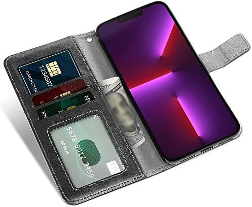 Калъф-за награда Fansipro Wallet за TCL 10 5G UW, Оборудвана калъф от изкуствена кожа премиум-клас за 10 5G