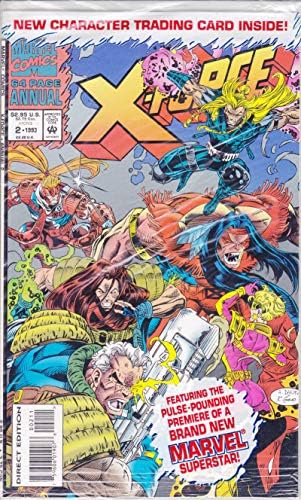 Годишник на X-Force #2 (с карта) VF / NM ; Комиксите на Marvel | 1-во появата на X-Treme