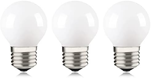 Led лампа A15 с мощност 40 W, Еквивалент на Мек Бял 3000 До, Млечно бяло Стъкло, С регулируема яркост, Led лампи