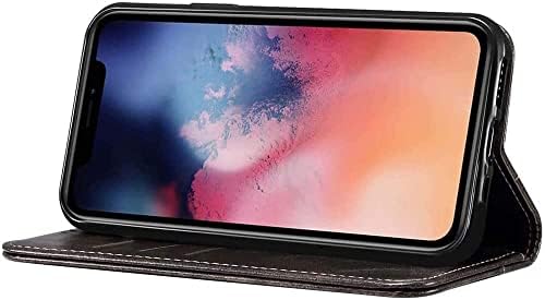Калъф-за награда FULNES за Apple iPhone 12 Pro Max (2020 г.) 6,7 инча, панти калъф от кожа магнитна [устойчив