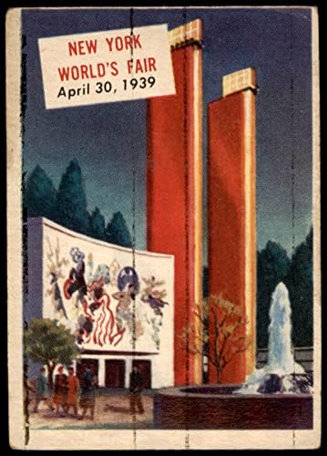 1954 Topps 137 xCOA Ню Йорк световната изложба (пощенска картичка) (да Не е с твърди черни ленти, но може