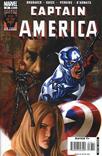 Капитан Америка (5-та серия) 36 VF; Комиксите на Marvel | Ед Брубейкер Черната вдовица