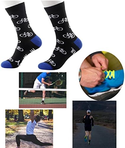 TSOTMO Велосипедни Чорапи за колоездене масло е Подарък Колоездене, Спортни Чорапи за Подаръци Велосипедисти