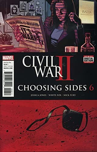 Гражданската война II: избор на страните 6 VF / NM; Комиксите на Marvel | Джесика Джоунс
