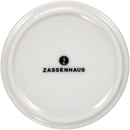 Поставка за порцеланови мелници Zassenhaus, Комплект от 2 теми, Бял