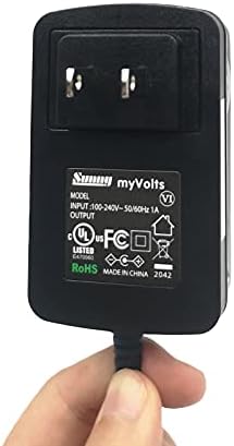 Захранващ Адаптер MyVolts 9V, съвместим с DVD плейър Sony DVP-F5 /която замества го - US Plug