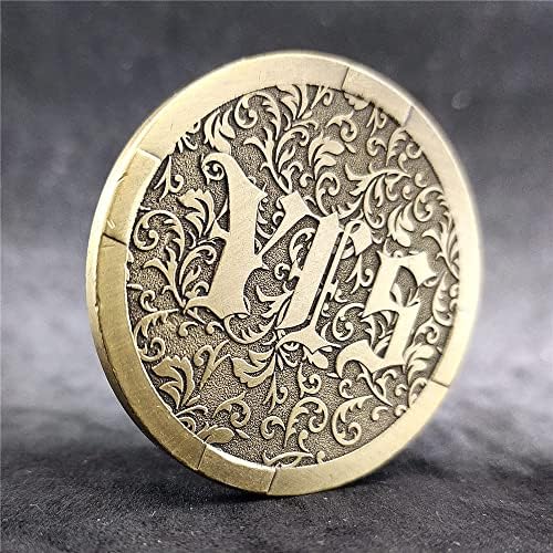 [ДА НЕ] Решаваща монета Късмет Щастливата монета Игра Забавно Подпори Монета с Дебелина 40 мм Монета