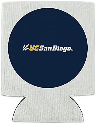 Охладител за кутии с логото на университета на Калифорния в Сан Диего Tritons - Сгъваема Изолатор За обнимания ръкави за напитки - Притежателя с изолация за напитки