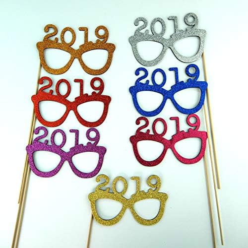 Очила picwrap 2019, подпори за фотобудки, очила на клечка, материал, блестяща пяна, водоустойчив, служат по-дълго