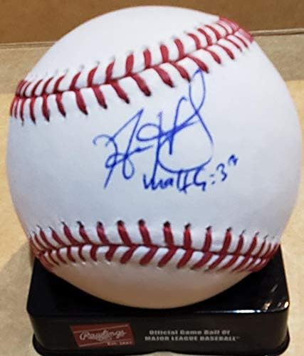 Официален представител на Мейджър лийг бейзбол Ник ХАНДЛИ с Автограф - Бейзболни топки С Автографи