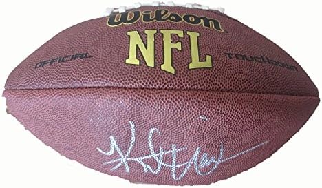 Кърт Уорнър постави автограф Уилсону на футболен мач NFL с ДОКАЗАТЕЛСТВО, Снимка на Кърт, Подписывающего договор