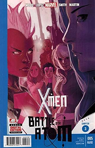 Хората X (4-серия) 5 (2) VF; Комиксите на Marvel | Вариант Битката за Атом 3