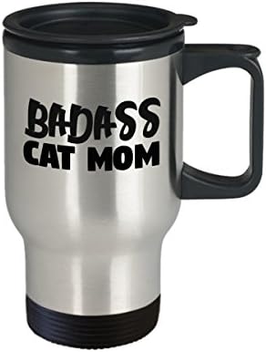 Чаша за пътуване Майка-котка - Тя е Готина, Най-Неподходящи Саркастични Чаши, Керамични Кафеена чаша Със Смешни