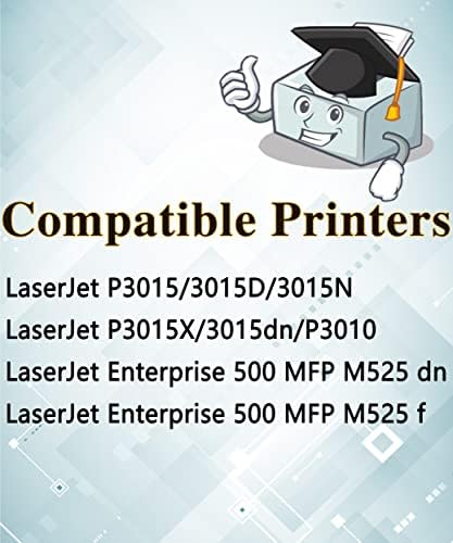 ММ Подмяна на касетата с тонер с по-голяма съвместимост за HP 55X 55A CE255X 255X CE255A 255A, използван с принтери