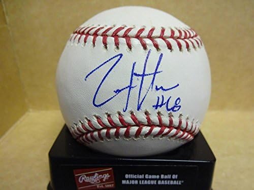 Зак Хэммс 68 Лос Анджелис Доджърс подписа договор с M. l. Baseball W / coa - Бейзболни топки с автографи