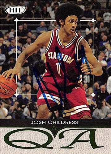 Баскетболно картичка с автограф на Джош Чайлдресса (Stanford Cardinal) 2004 SAGE HIT Новобранец Q1 - Баскетболни