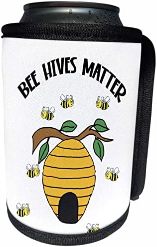 3dRose Сладки Забавни Пчелни живот Имат значение за играта на думи пчелари ai - Пакет за бутилки-охладители