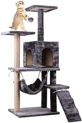 RKL Рамка за катерене по Кошачьему дърво, Котешка кула, Котешка Вила, клетка за котки с котешки легло, подходящи