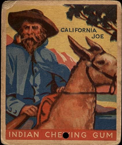 1933 Индийски дъвки Goudey 51 Калифорнийски Джо (Карта) БЕДЕН