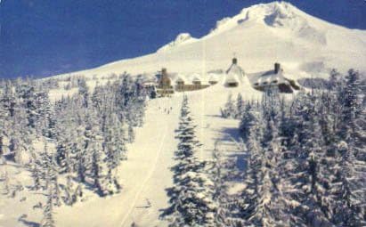 Пощенска картичка на Планината Худ, щата Орегон