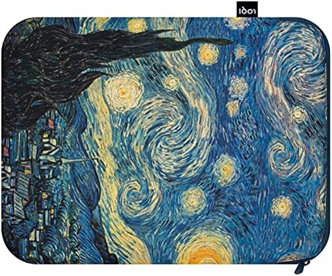 Калъф за лаптоп LOQI Museum, картина на Винсент Ван Гог Звездна нощ, Един размер