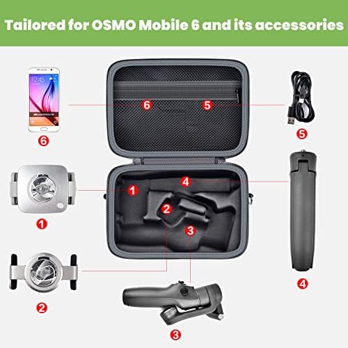 Калъф Съвместим с стабилизатор на смартфон DJI Osmo Mobile 6, Държач за 3-Аксиални телефон DJI Gimbal OM6 Gimbal,