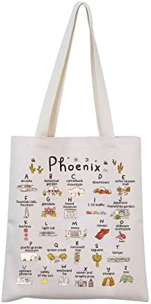 MNIGIU Финикс Аризона Холщовая Чанта-Тоут Phoenix Welcome Чанта-Тоут Phoenix Множество Чанта За Пазаруване