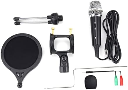 SOLUSTRE 1 Комплект, Защита от пръски, Комплект Скоби за пренос на глас на микрофон, Стойка за Микрофон за запис