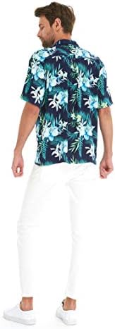Подходяща Двойка Хавайски ризи Luau или Ризи в цвят Orchid Breeze