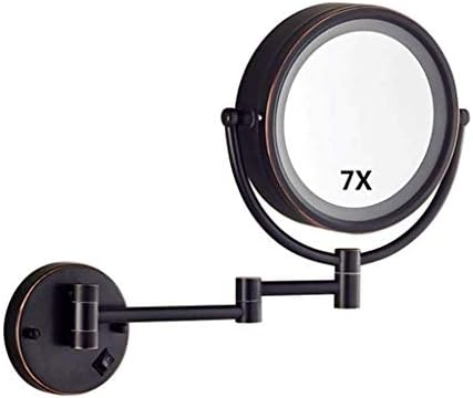 Огледало за Тоалетка Маса RHYNIL, Огледало За Грим Огледало За Тоалетка Маса С Led Подсветка Монтиране на 7-Кратно