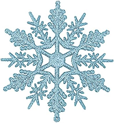 674D56 24Шт Снежинка Коледна Украса на Коледна Елха Украса на Мястото за Провеждане на Програмата Висулка (5