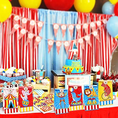 24 Опаковка на Шоколади за цирк партита със стикери Благодаря, от Фантазия Подарък Пакети за цирковых Бонбони