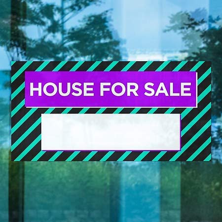 CGSignLab | Продава се къща - Модерен блок на Перваза на прозореца | 24 x12